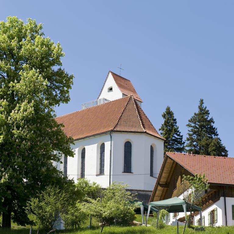 Panoramagasthof Auf Dem Auerberg Bernbeuren エクステリア 写真