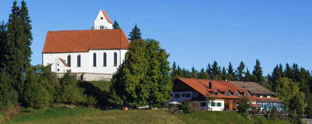 Panoramagasthof Auf Dem Auerberg Bernbeuren エクステリア 写真