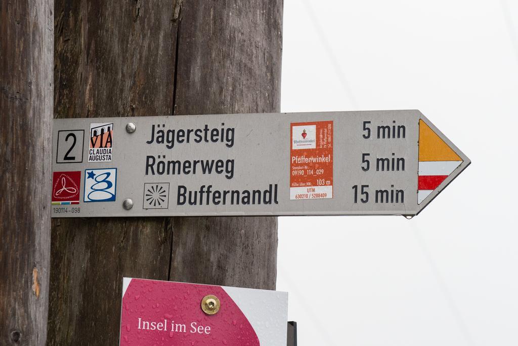 Panoramagasthof Auf Dem Auerberg Bernbeuren エクステリア 写真