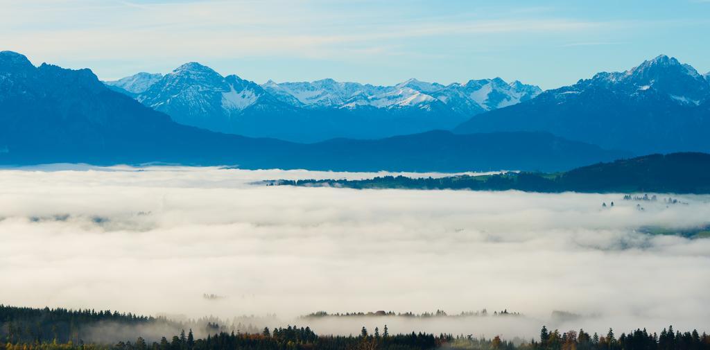 Panoramagasthof Auf Dem Auerberg Bernbeuren エクステリア 写真