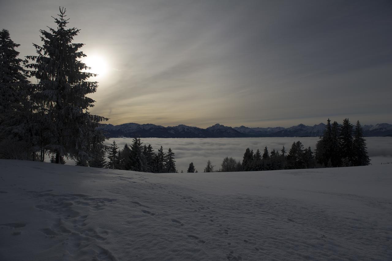 Panoramagasthof Auf Dem Auerberg Bernbeuren エクステリア 写真